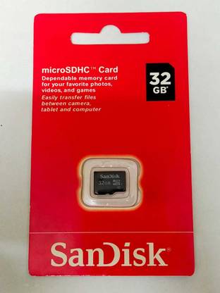 SanDisk 32GB SANDISK MICRO SDHC***CARD CLASS 4 32 GB MicroSDHC Class 4 4 MB/s  Memory Card Compatible with Mobile