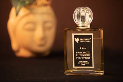 Healwell Essentials Pure Amber Vanilla fragrance for women and men Unisex Long Lasting Luxury Eau de Parfum  -  100 ml