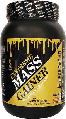 Dollar3 Nutrition Ex$treme Mass Gainer With High Calories 1340 Mass Gainer (2.2Lbs Vanilla) Weight Gainers/Mass Gainers