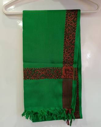 YR Enterprises Wool Solid, Printed Women, Men Shawl