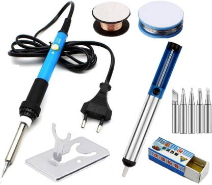 Wynhard Soldering Iron Kit 60W Soldering Kit with 5 Bits & Soldering Accessories 60 W Temperature Controlled