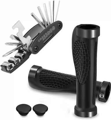 DSTECHBAR Cycle Handle Bar Grip With Tool Kit 16 in 1 Function Multi-Purpose (Combo) Cycling Cycle Tools