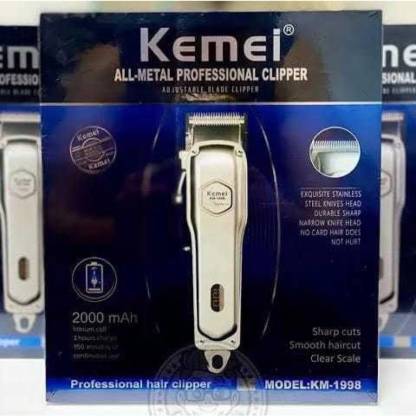 Kemei km-1998 rechargeable trimmer Trimmer 30 min  Runtime 4 Length Settings
