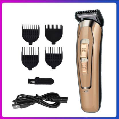Geemy Professional Cordless Rechargeable Trimmer for Men & Women wit Speed Adjust Trimmer 45 min  Runtime 4 Length Settings