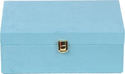 V N CRAFTS VELVET TRUNK HAMPER BOX Synthetic Fiber Trunk