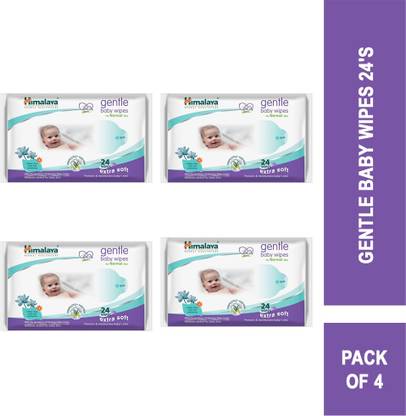 HIMALAYA GENTLE BABY WIPES 24's (PO4)
