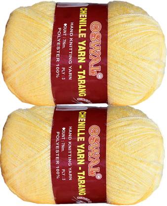 M.G Enterprise Represents Oswal 3 Ply Knitting Yarn Wool, Dark Cream 500 gm Art-AAIE