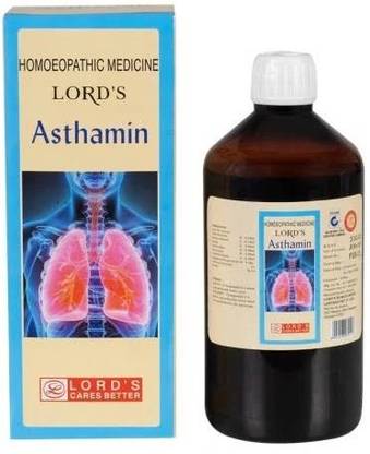 LORD'S HOMEOTRADE ASTHAMIN SYRUP 450ML 1