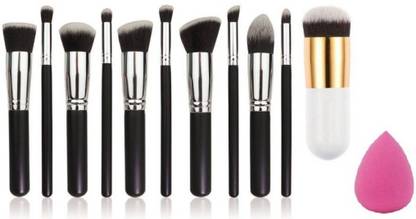 DiagonAlley Brush applicator With Puff Foundation pack of 12