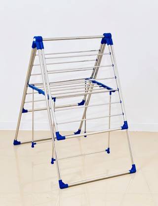 HomeMate Steel Floor Cloth Dryer Stand H-CDS-BB-1T-BLUE BUTTERFLY-1T