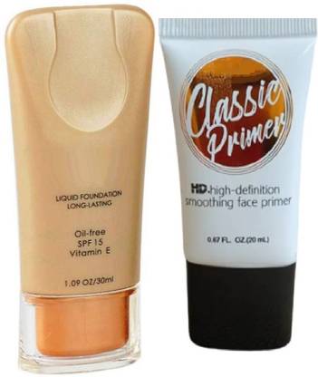 Latixmat FACE SKIN MAKEUP COMBO GEL BASED PRIMER WITH MATTE FOUNDATION