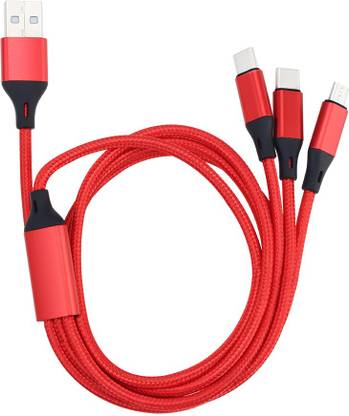 POZUB Micro USB Cable 2 A 1.3 m Multi Function Mobile Data Cable Charging Pad MultiplePin Fast Charging Cable