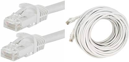 TERABYTE Patch Cable 15 m 15 METER Ethernet Cable RJ45 CAT 6/Cat6 Network Internet LAN Wire High Speed