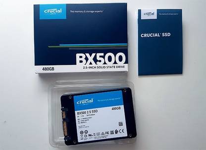 Crucial 480 GB External Solid State Drive (SSD) with  480 GB  Cloud Storage