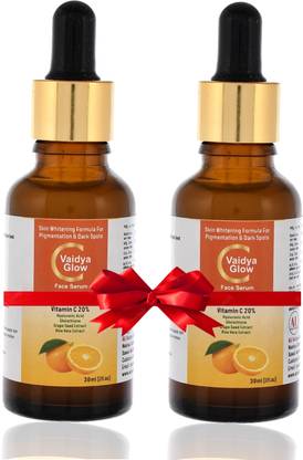 au vaidya enterprises Vaidya Glow Vitamin C Serum Combo Pack 2 - Skin Whitening, Pigmentation