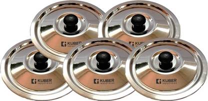 KUBER INDUSTRIES 6.7 inch, 7.7 inch, 8.7 inch, 10.4 inch, 11.4 inch Lid Set, Pack of 5