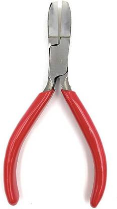 Erasio Flat Nose Forming Plier with Nylon Jaw Multipurpose Plastic Coated Slip Joint Plier