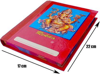 Accounts Ganesh Note Book/Khata (407 pages) ruled notebook Ganesh Note Book/Khata (407 pages) ruled notebook 1-Part Notebook