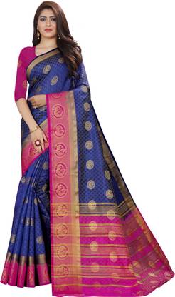 Solid Kanjivaram Art Silk Saree