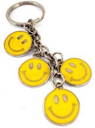 HANDSOME ISK Beautiful Smiley Smile 42 Pair of Smile multicolor Key Chain