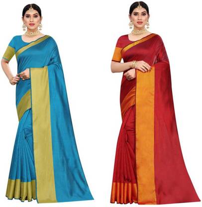 Self Design Bollywood Cotton Blend Saree