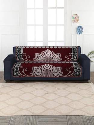 Multitex Chenille 3 Seater Sofa Floral Cover