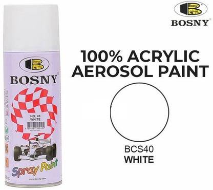 Bosny WHITE SPRAY PAINT White Spray Paint 400 ml