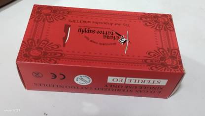 Mumbai Tattoo 7m2redd ( pack of needles 50) Disposable Magnum Tattoo Needles