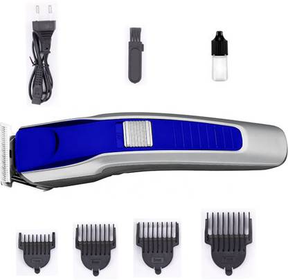 FRGH HTC Cordless Professional Rechargeable Hair Trimmer AT-538 For Unisex Fully Waterproof Trimmer 45 min Runtime 4 Length Settings