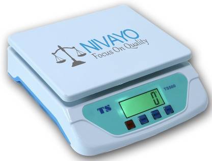 NIVAYO TS-500 ZT Weighing Scale (White) Weighing Scale