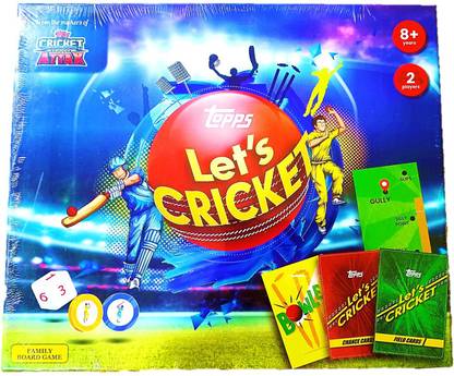 Topps Let's Cricket (Family Board Game) Strategy & War Board Game