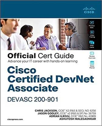 Cisco Certified DevNet Associate DEVASC 200-901 Official Cert Guide 1st Edition Paperback – 1 January 2022
by Chris Jackson (Author), Jason Gooley (Author), Adrian Iliesiu (Author), Ashutosh Malegaonkar (Author)-PEARSON INDIA /PADMAVATI