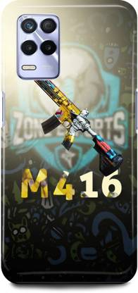 play fast Back Cover for Realme 8i, RMX3151PUBG, GAME, GUN, M416, BANDOOK