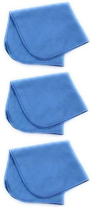 HOUF Polishing & Cleaning Microfiber Lint Free Cloth Blue Pack of 3pcs Wet and Dry Microfiber Cleaning Cloth