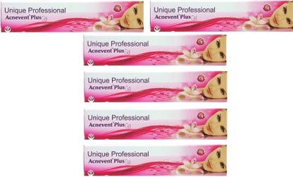 UNIQUE PROFESSIONAL FACE CLEANSER ACNEVENT PLUS GEL 15 GM SET OF 6 Face Wash