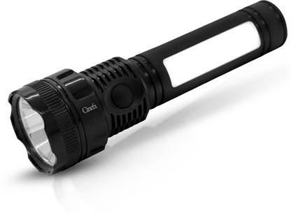cinefx Rechargeable 3 Mode Torch Light Long Range Upto 800 Meter 8 Hour Battery Backup 9 hrs Torch Emergency Light