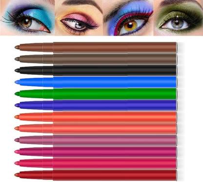 SEUNG Colourful Eye Liners for Wedding Party 12 Colours Coloured Eyeliner 12 g