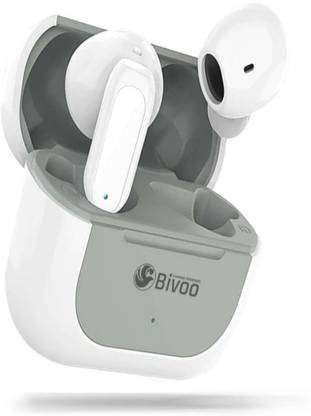 Bivoo TWS P95mini Grey Bluetooth Earbuds Bluetooth Headset (Grey, True Wireless) Bluetooth
