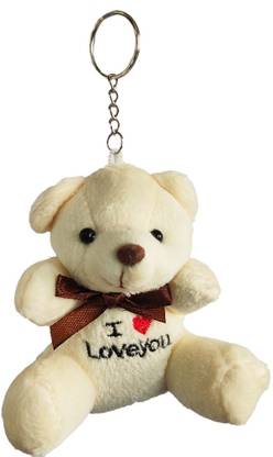 spartone Cute Pink Teddy Keychain For girls Key Chain