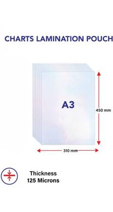 R K SALES A3 Laminating Sheet