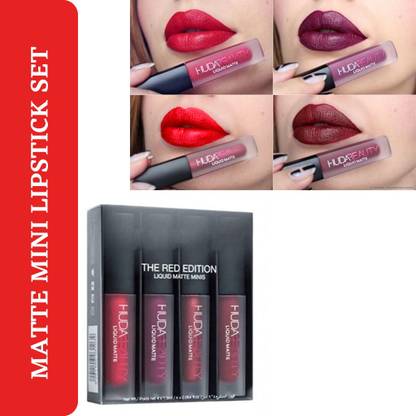 Sh.Huda Beauty Liquid Lipstick Matte Lipstick Matte Waterproof & Smudgeproof