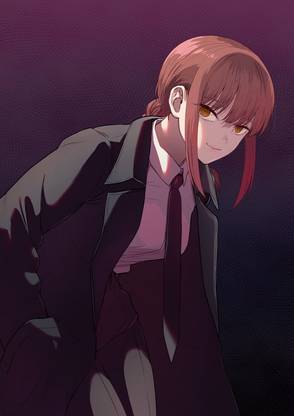 Makima Chainsaw Man Matte Finish Poster Paper Print