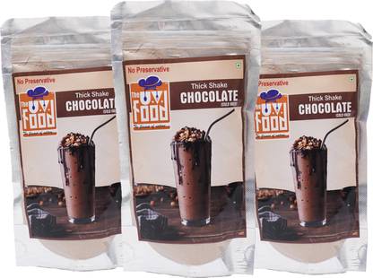 The UV Food Special 3 pieces Chocolate Cold Coco Thick Shake(Instant Mix & Premix) 330 g