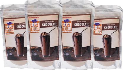 The UV Food Special 4 pieces Chocolate Cold Coco Thick Shake(Instant Mix & Premix) 440 g