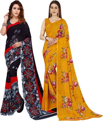 Printed Daily Wear Georgette Saree