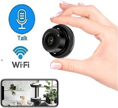 SROPX MINI Mini WiFi Full HD Spy IP Camera Hidden Wired CCTV Security with Microphone Sports and Action Camera