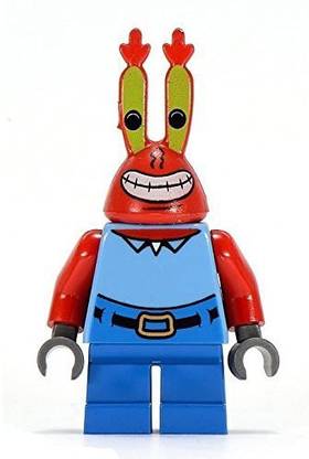 LEGO Minifigure - Spongebob Squarepants - MR Krabs with Large Grin