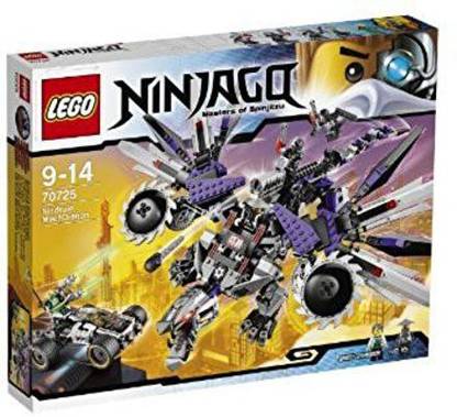 LEGO Ninjago Nindroid MechDragon and Nya’s Car with 5 Minifigures Set | 70725
