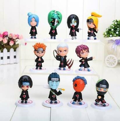 kawaii kart Akatsuki Chibi Action Figure Set - Set Of 11