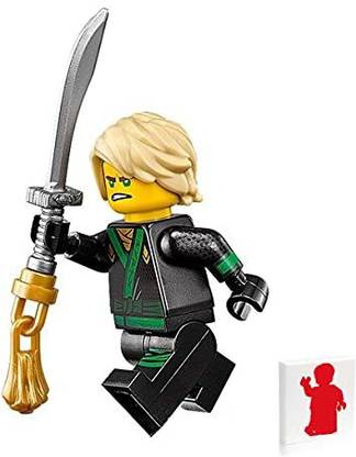 LEGO Minifigure - Lloyd Green Ninja (with Hair Sword and Display Stand) 70617
